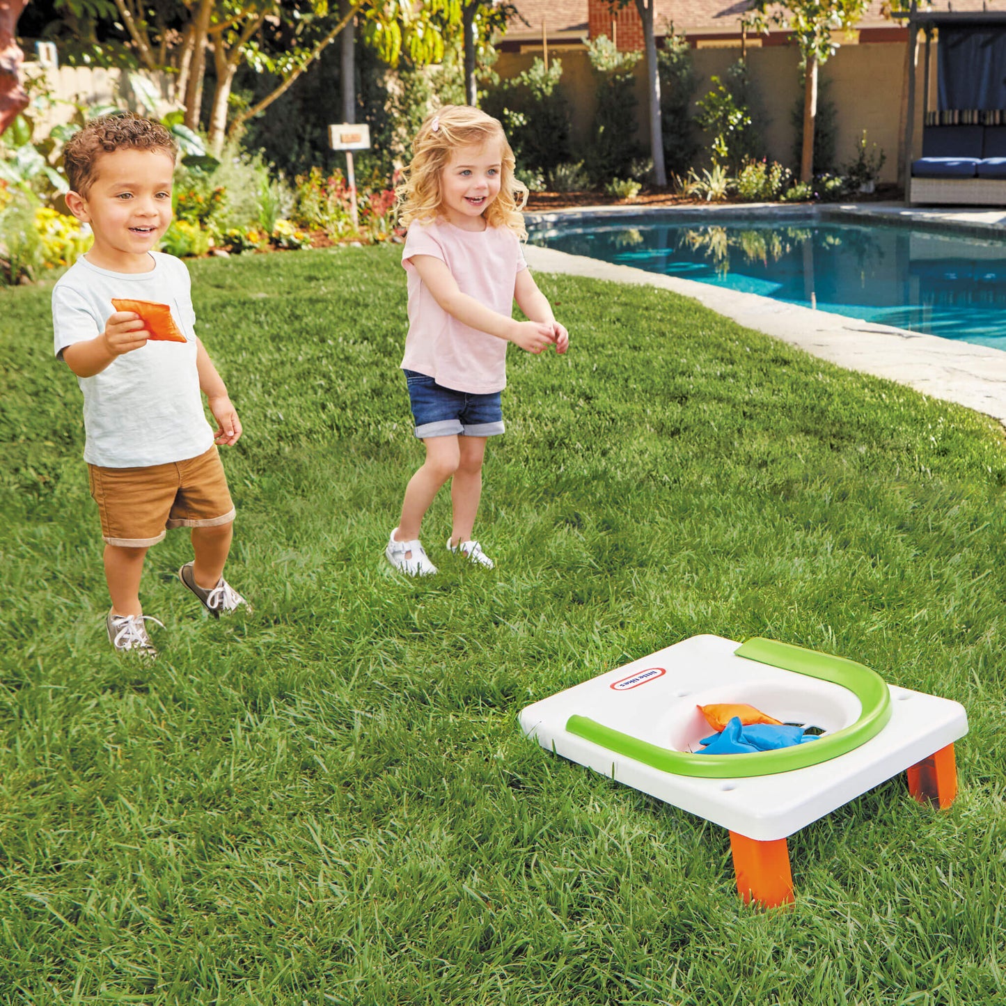 My First Cornhole Game
