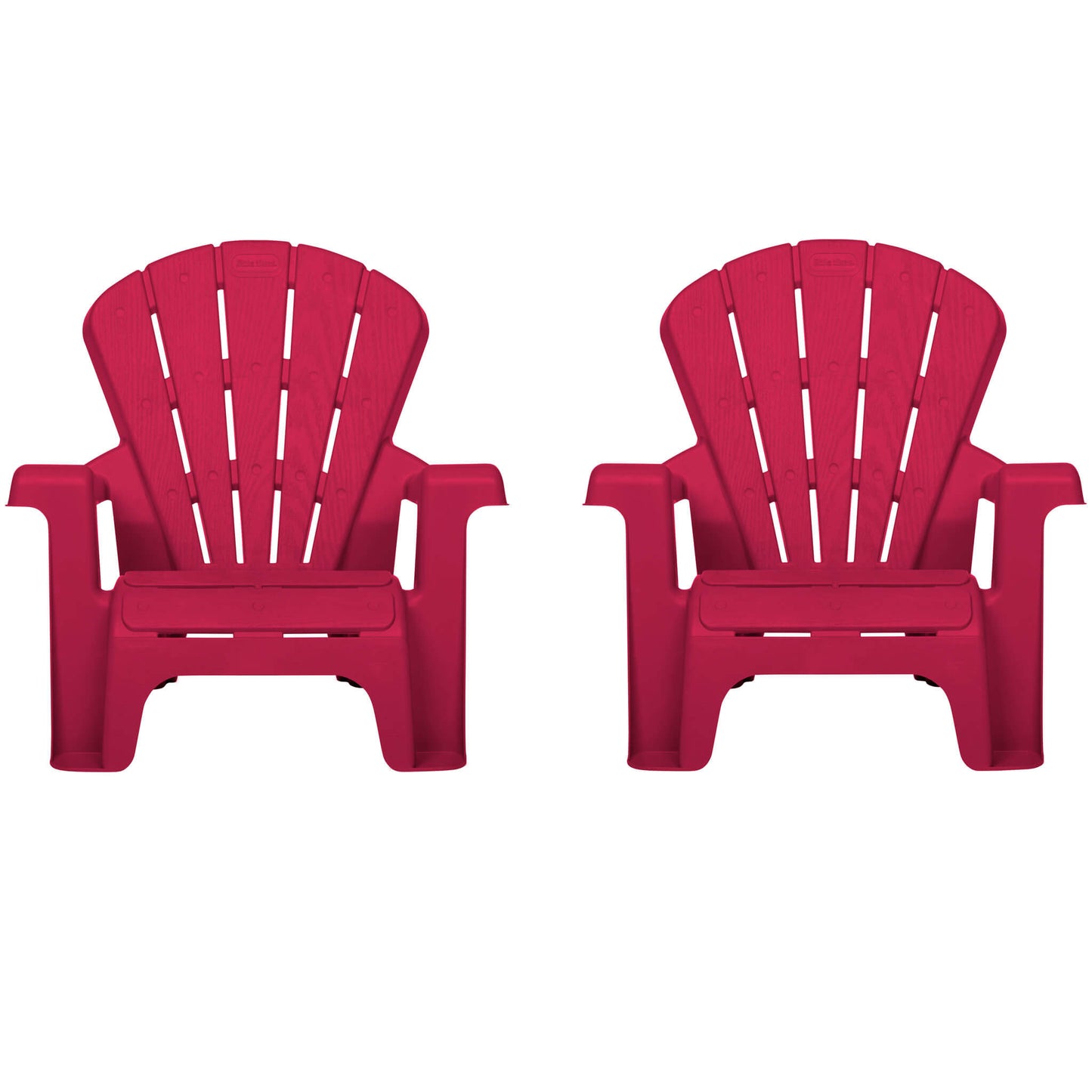 Garden Chair - Red 2 Pack