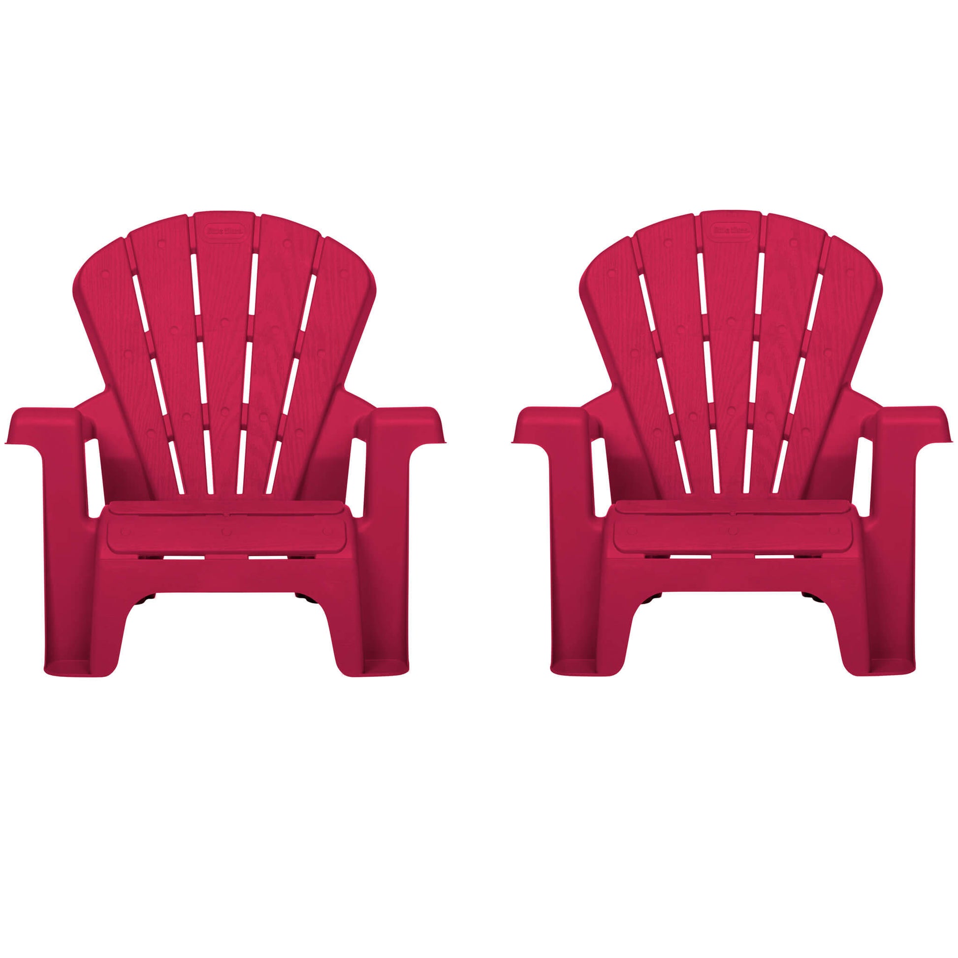 Garden Chair - Red 2 Pack