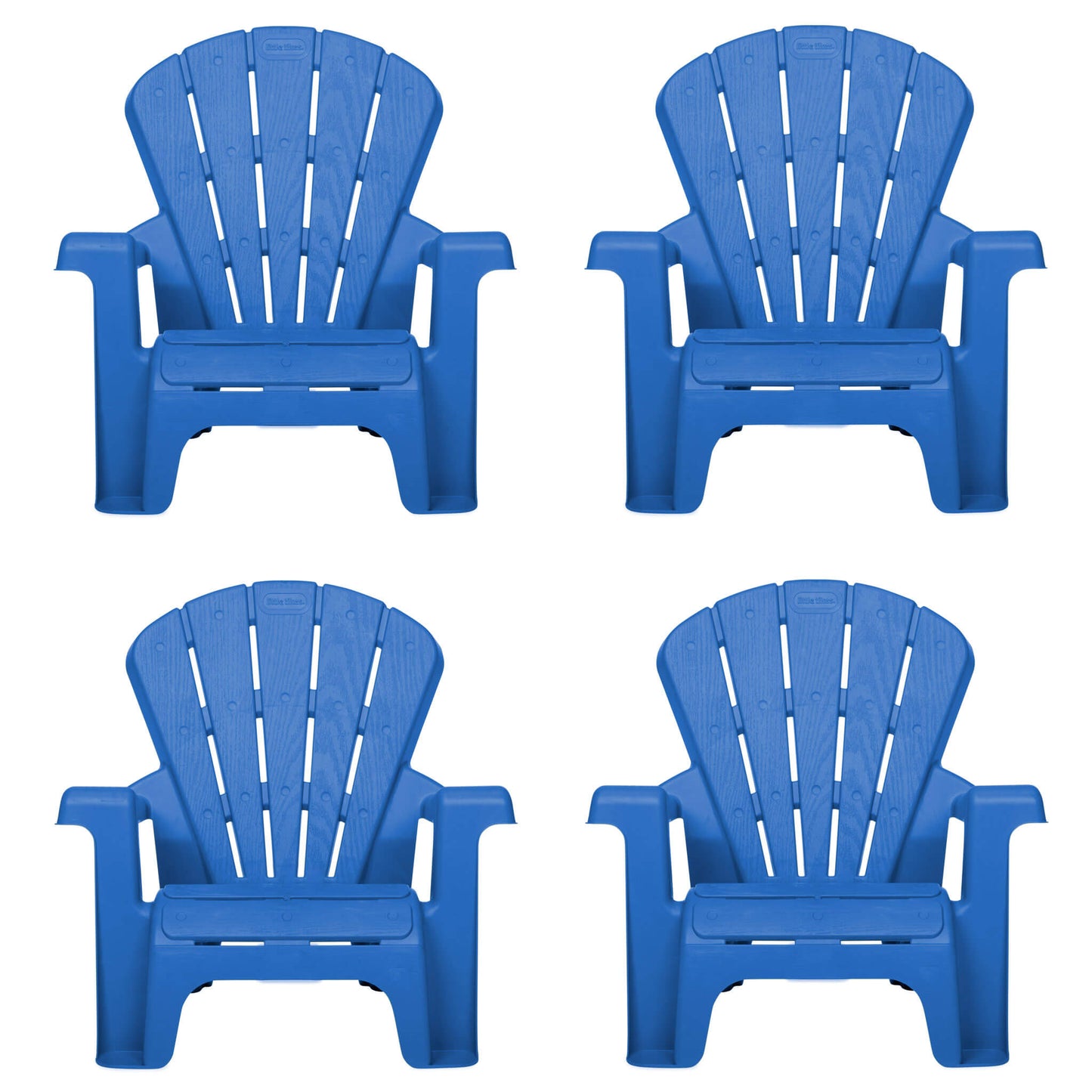 Garden Chair - Blue 4 Pack