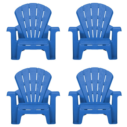 Garden Chair - Blue 4 Pack